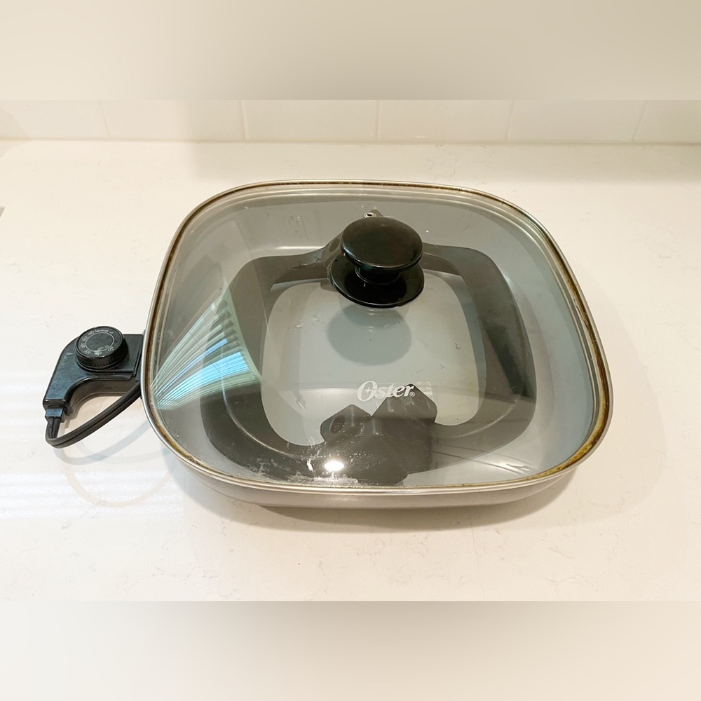 Oster Electric Skillet – Nonstick – Works – With Lid